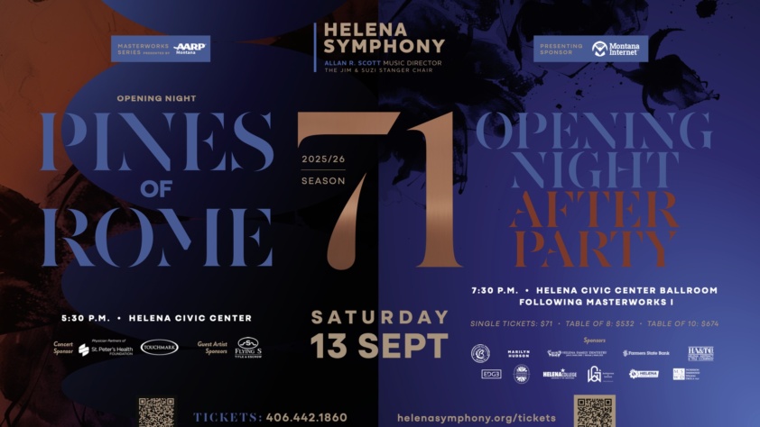 Celebrate Season 71 with Pines of Rome and the Helena Symphony Opening Night After Party!