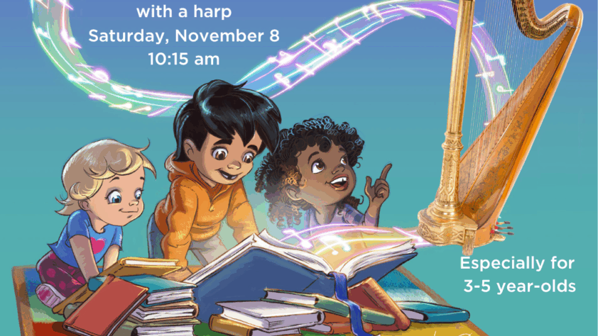 Bozeman Symphony Brings the Magic of the Harp to Symphony Storytime
