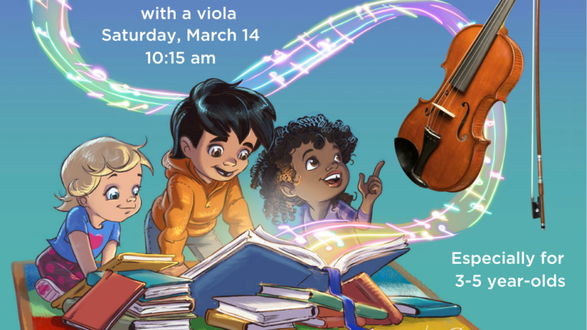 Symphony Storytime with Viola is this Saturday